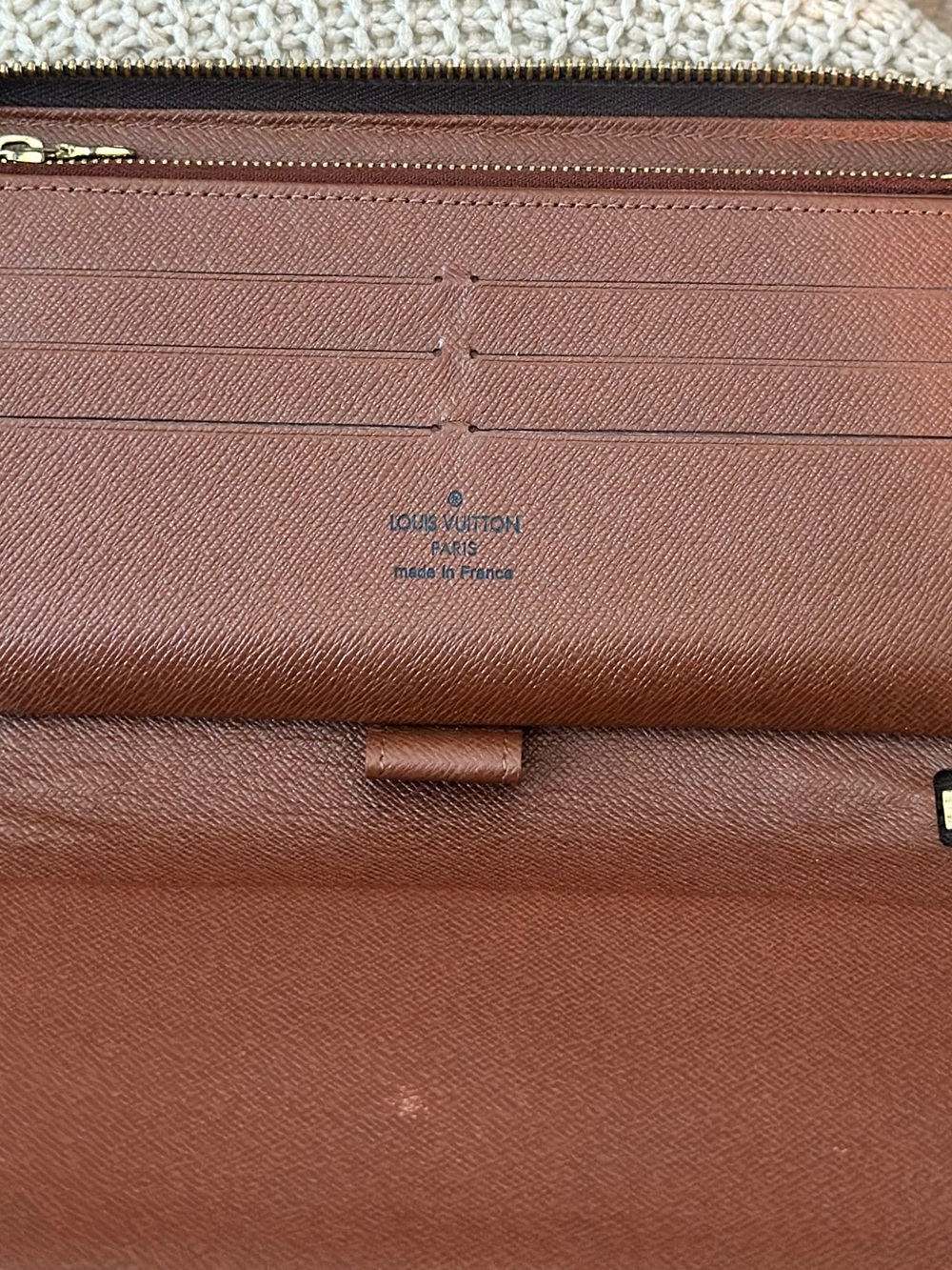 Louis Vuitton Monogram Zippy Organizer Wallet in Monogram Brown - Picture 6 of 14